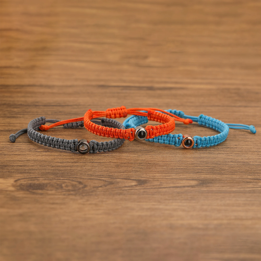 Minimalist photo projection bracelet